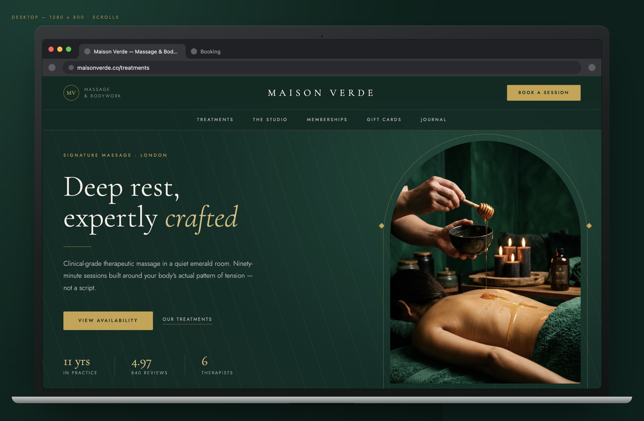 Landing pages showcase