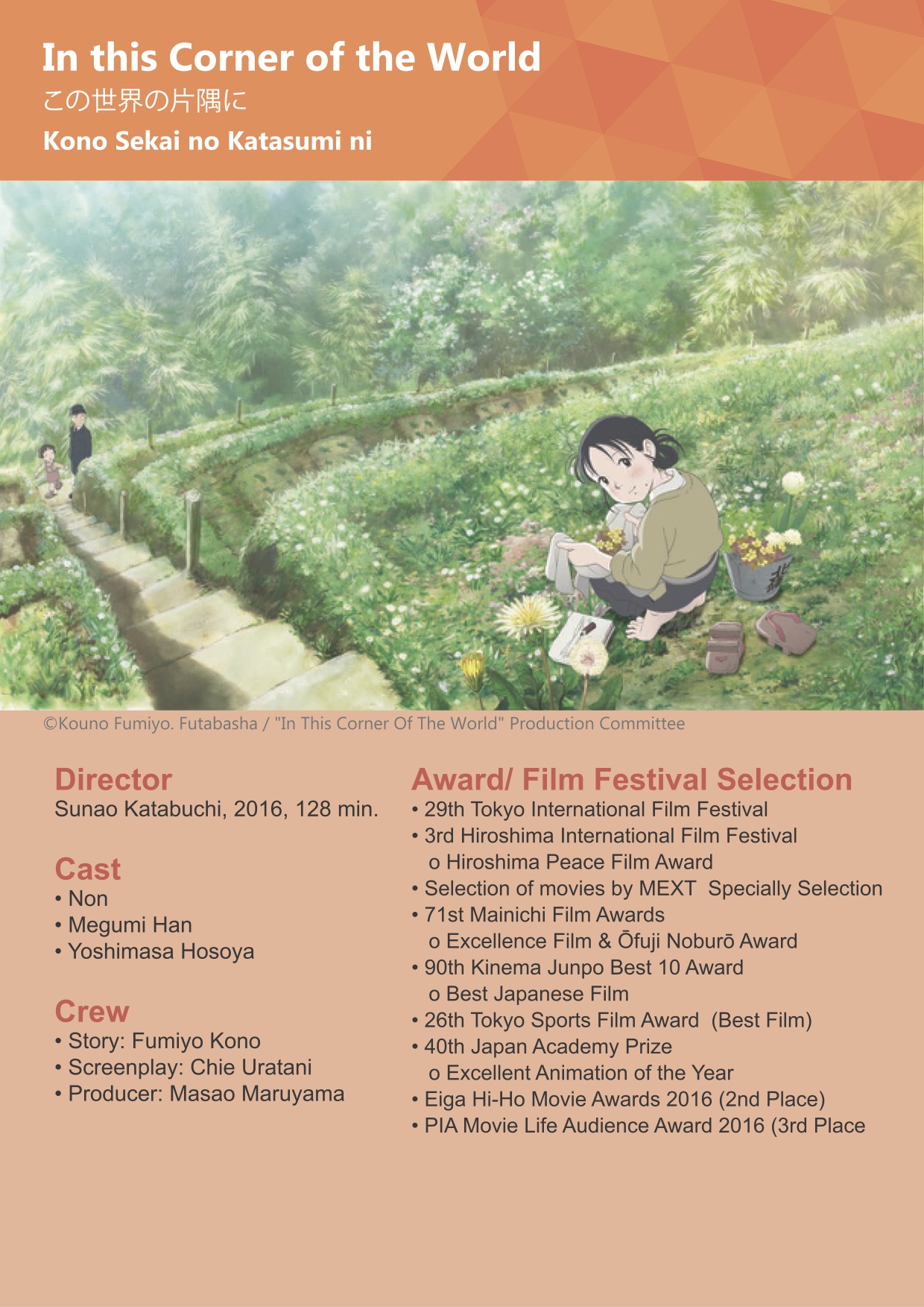 In This Corner of the World film spread